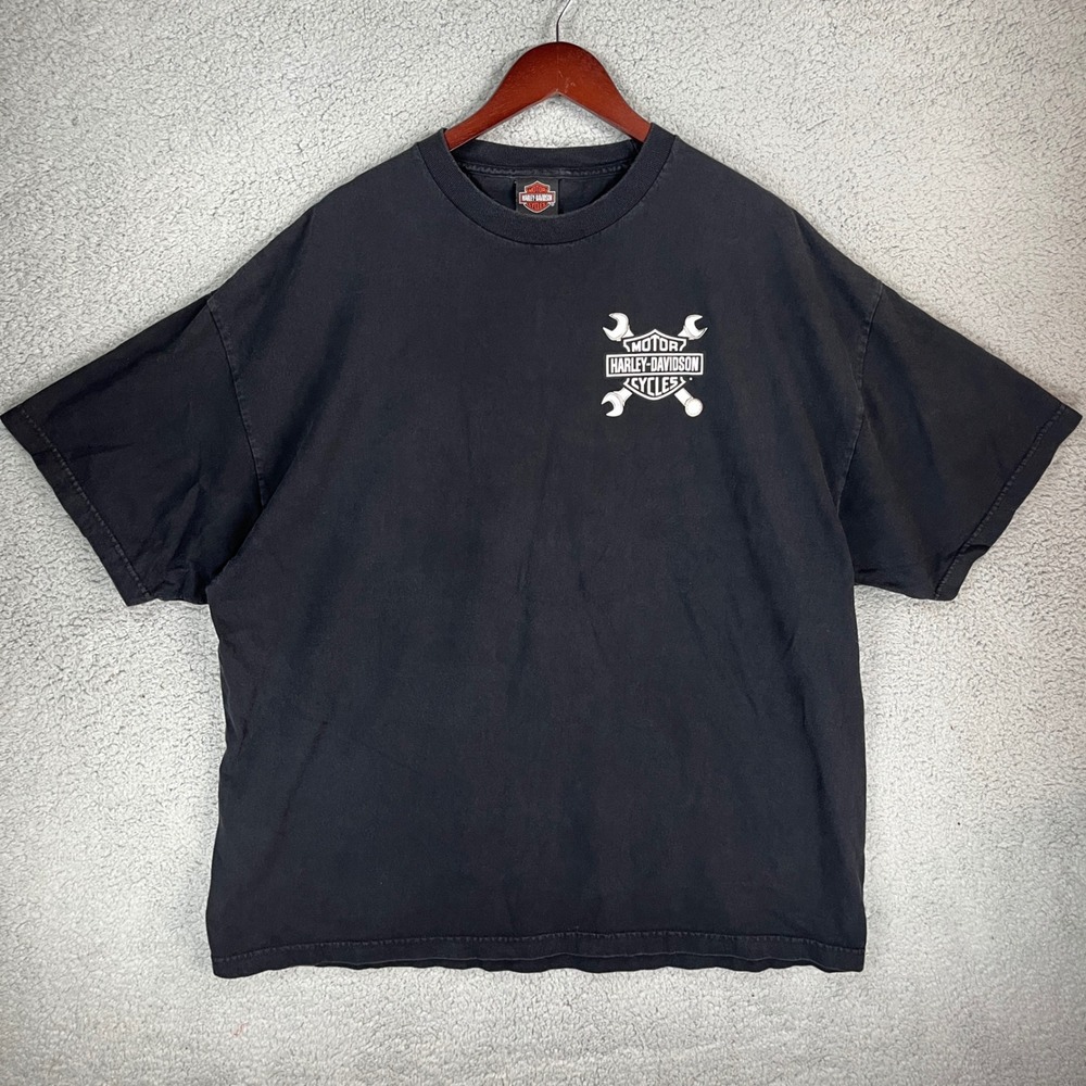 Harley-Davidson Honolulu Hawaii Cycle City Skull T-Shirt Black 3XL HDB-1